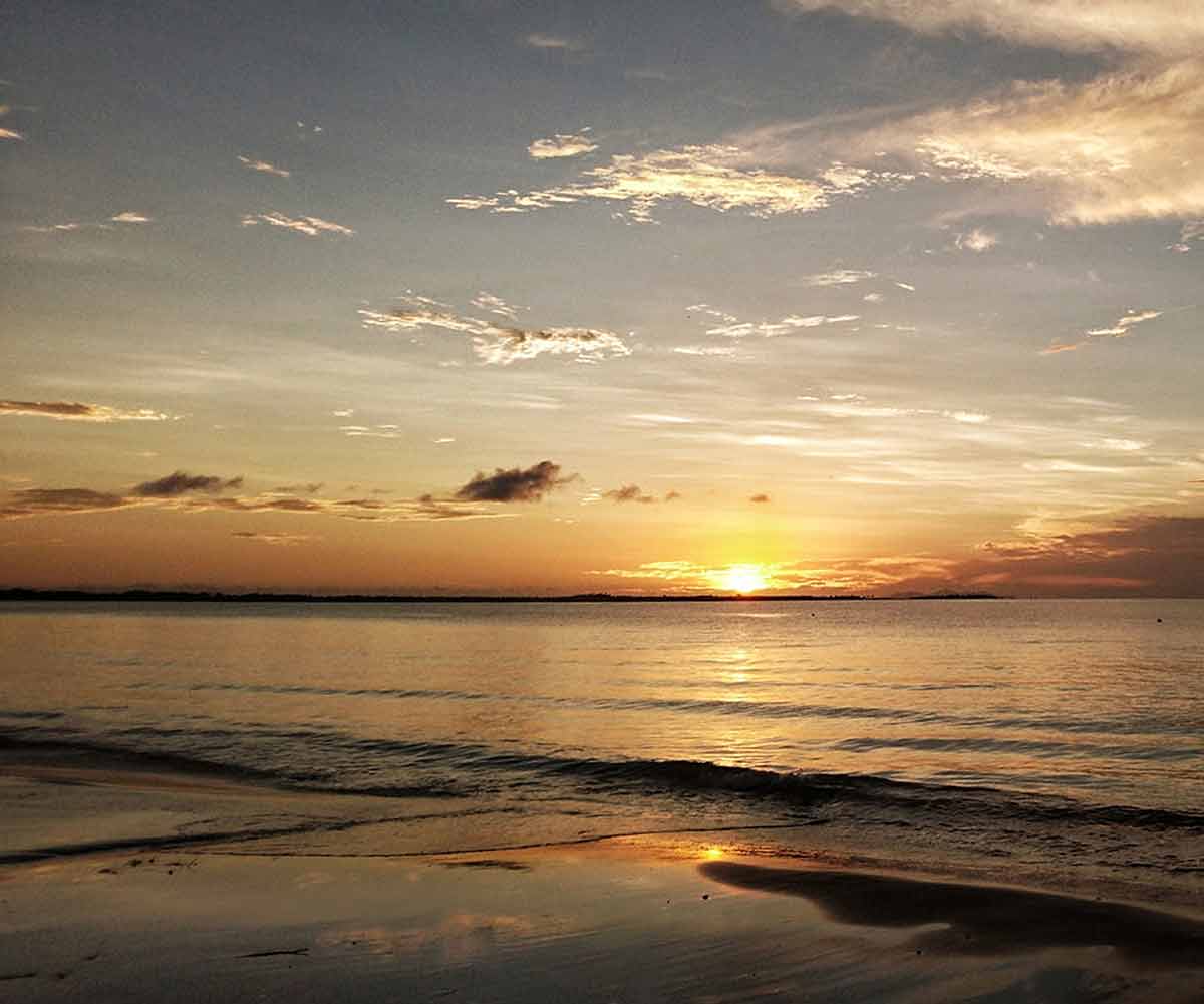 pics of fiji beaches sunset