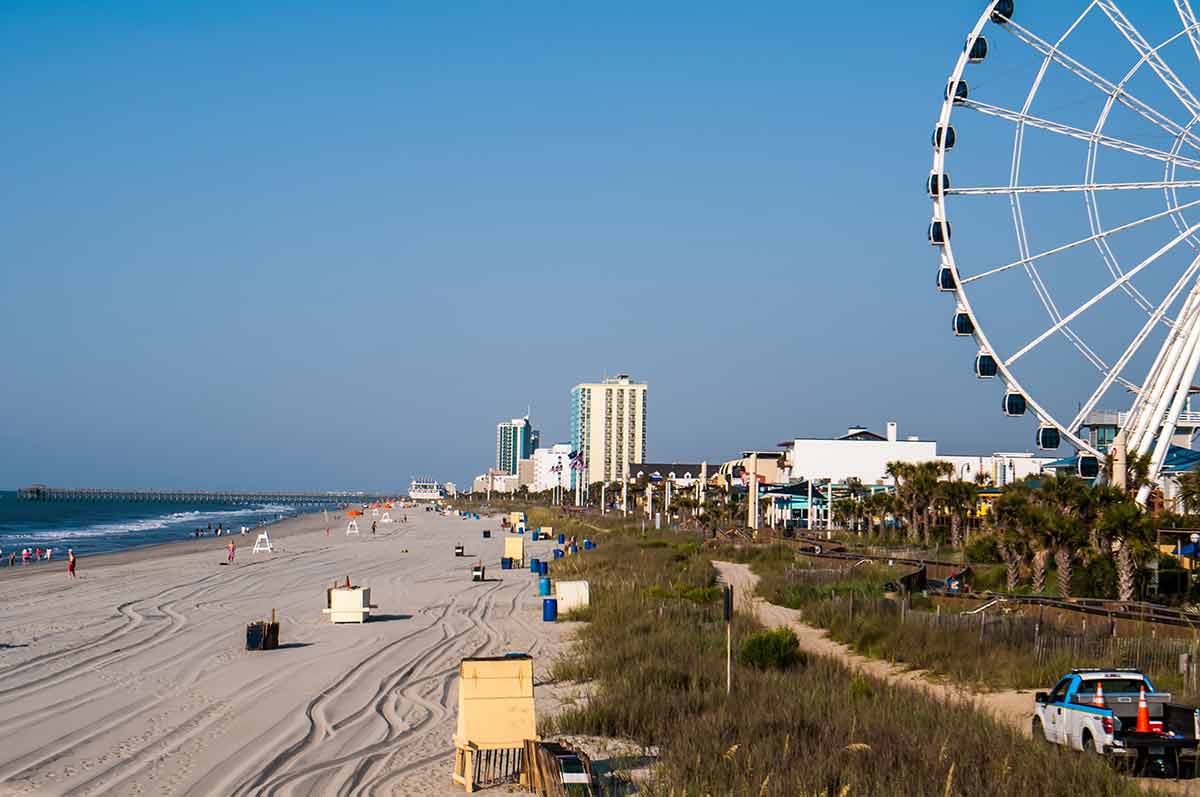 pictures of the beach in myrtle beach, south carolina