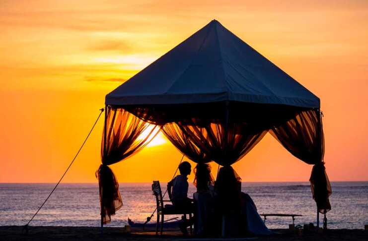 Dinner On The Beach In Bali