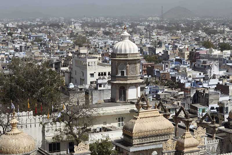 The City Palace is the most famous of Udaipur tourist places