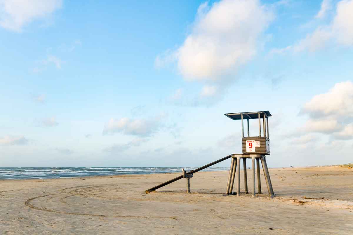 port aransas beach lifeguard tower