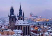 Winter In Prague - City Panorama