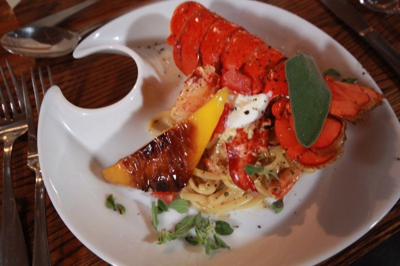 Prince Edward Island lobster meal