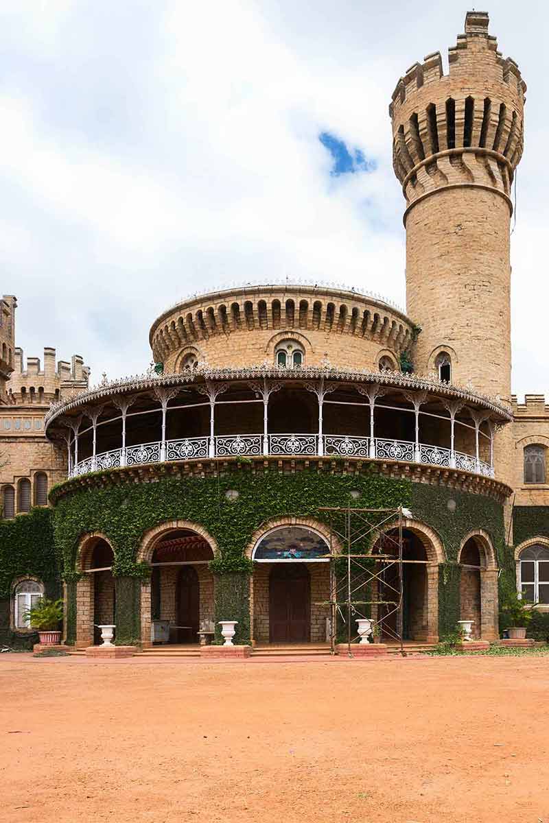 Rotunda And Watchtower Of Bengaluru Palace.