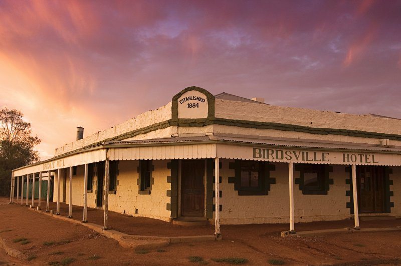 The Birdsville Hotel is a Queensland road trip attraction. 
