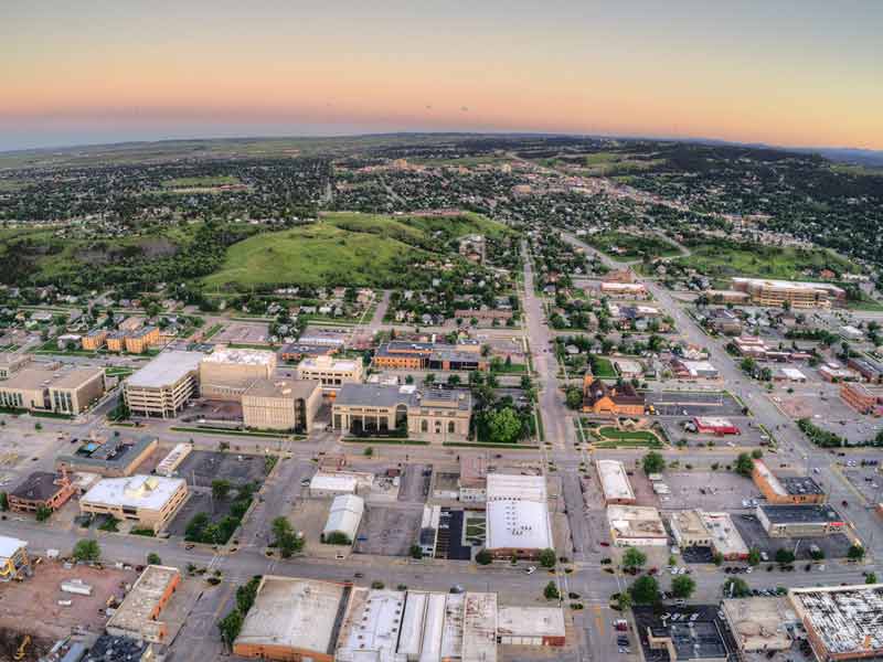 rapid city sd aerial view