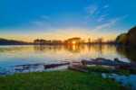 20 Best Things To Do In Rogers Arkansas sunset on Beaver Lake near rogers arkansas