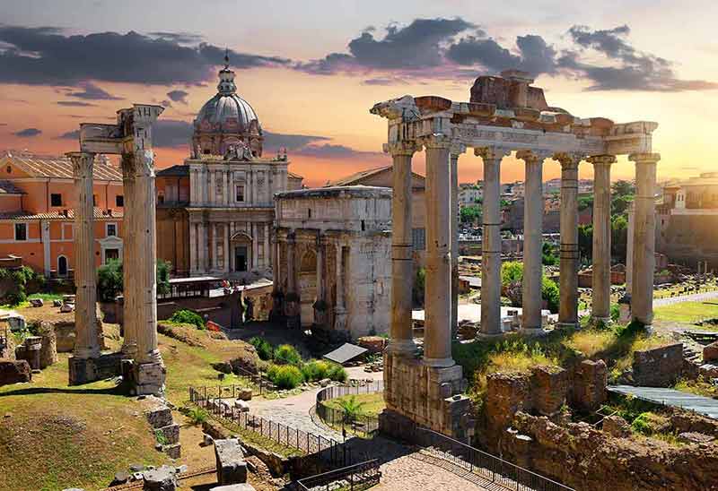 rome historical landmarks Roman Forum