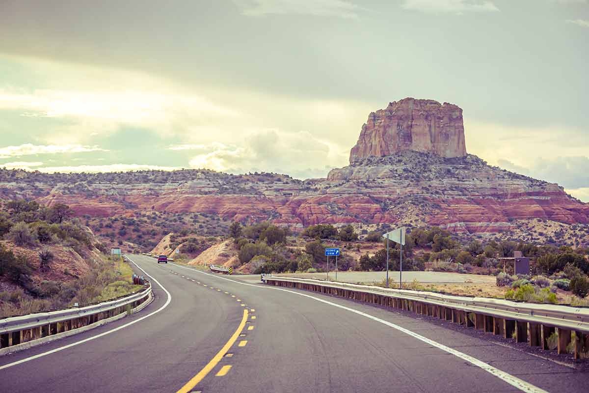 Highway to Utah Red Rock Country