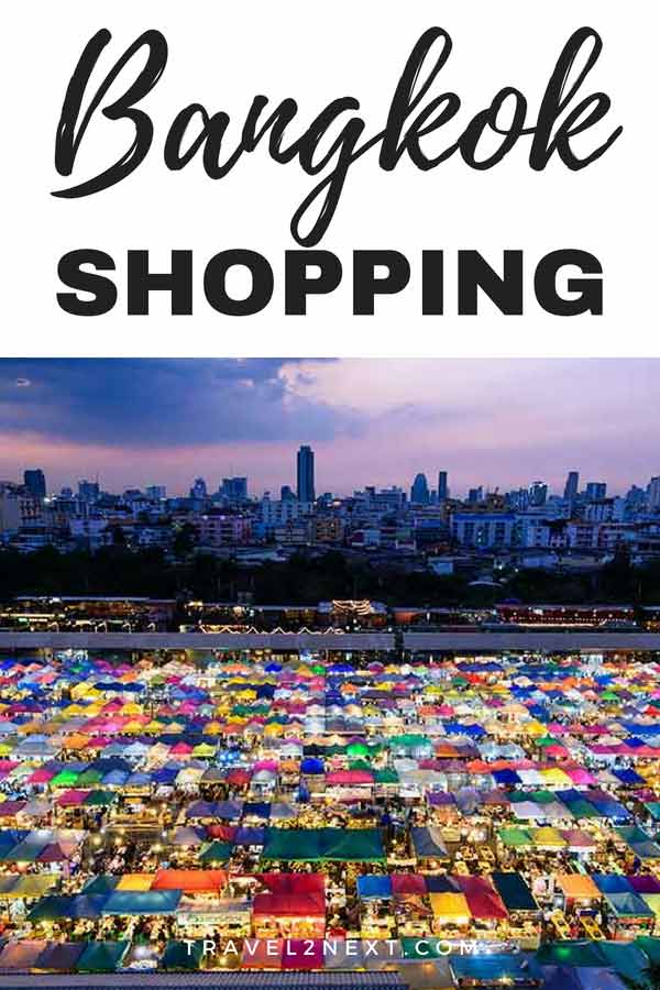 shopping in bangkok mall
