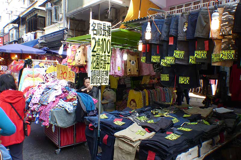 shopping in Hong Kong