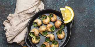 Escargots De Bourgogne Snails With Garlic Butter And Parsley
