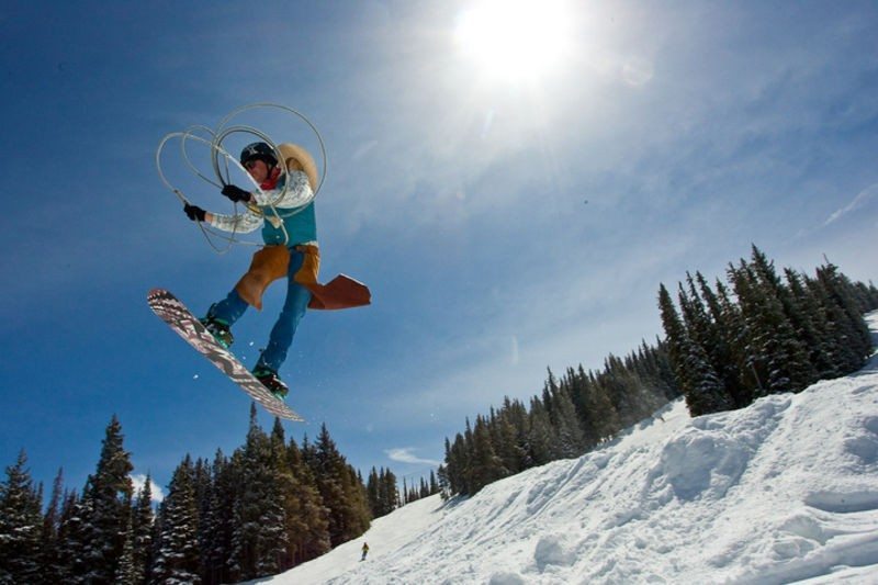 snowboarding and skiing resorts
