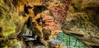 state parks in ohio hocking hills rock cavern