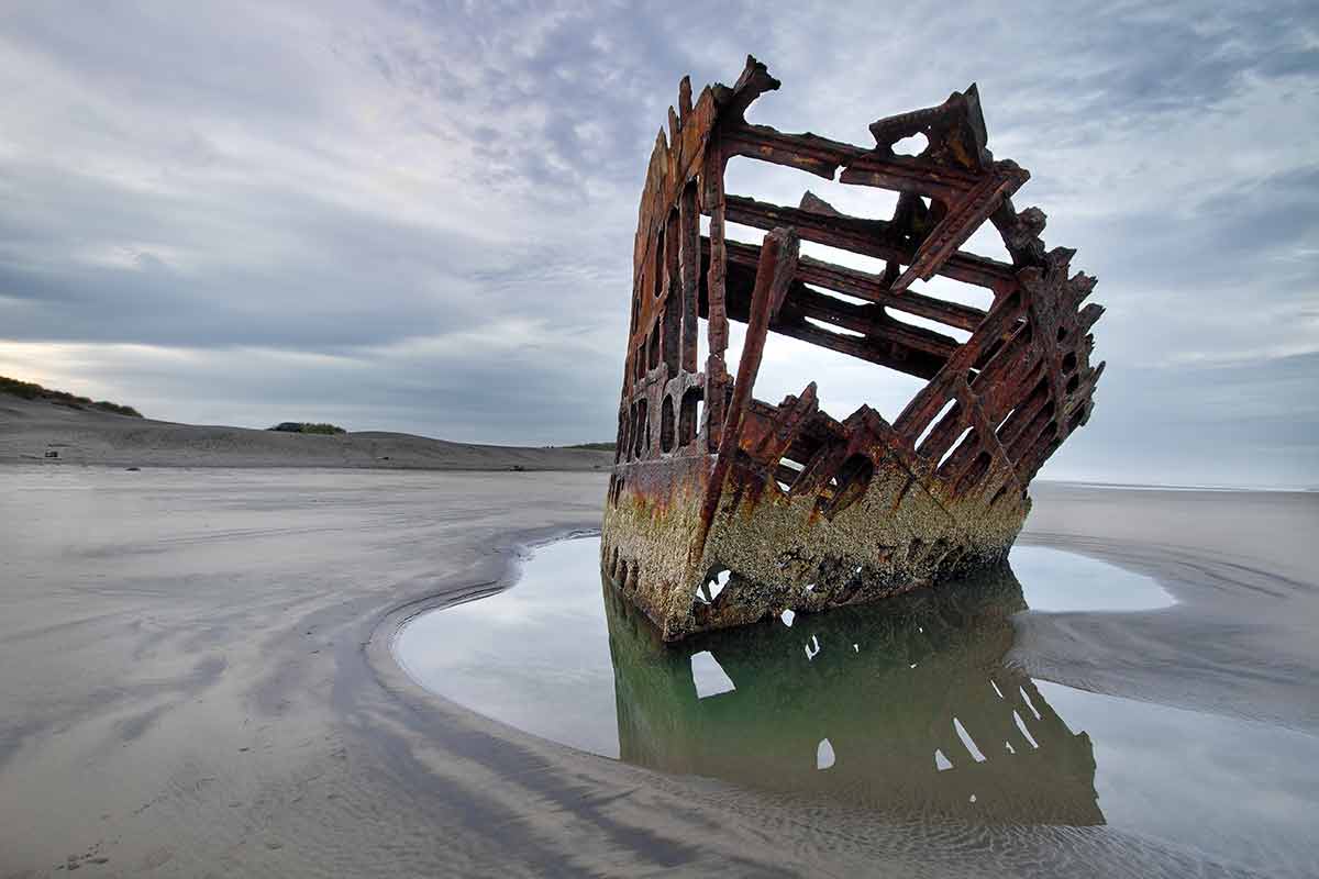 Peter Iredale At Dawn