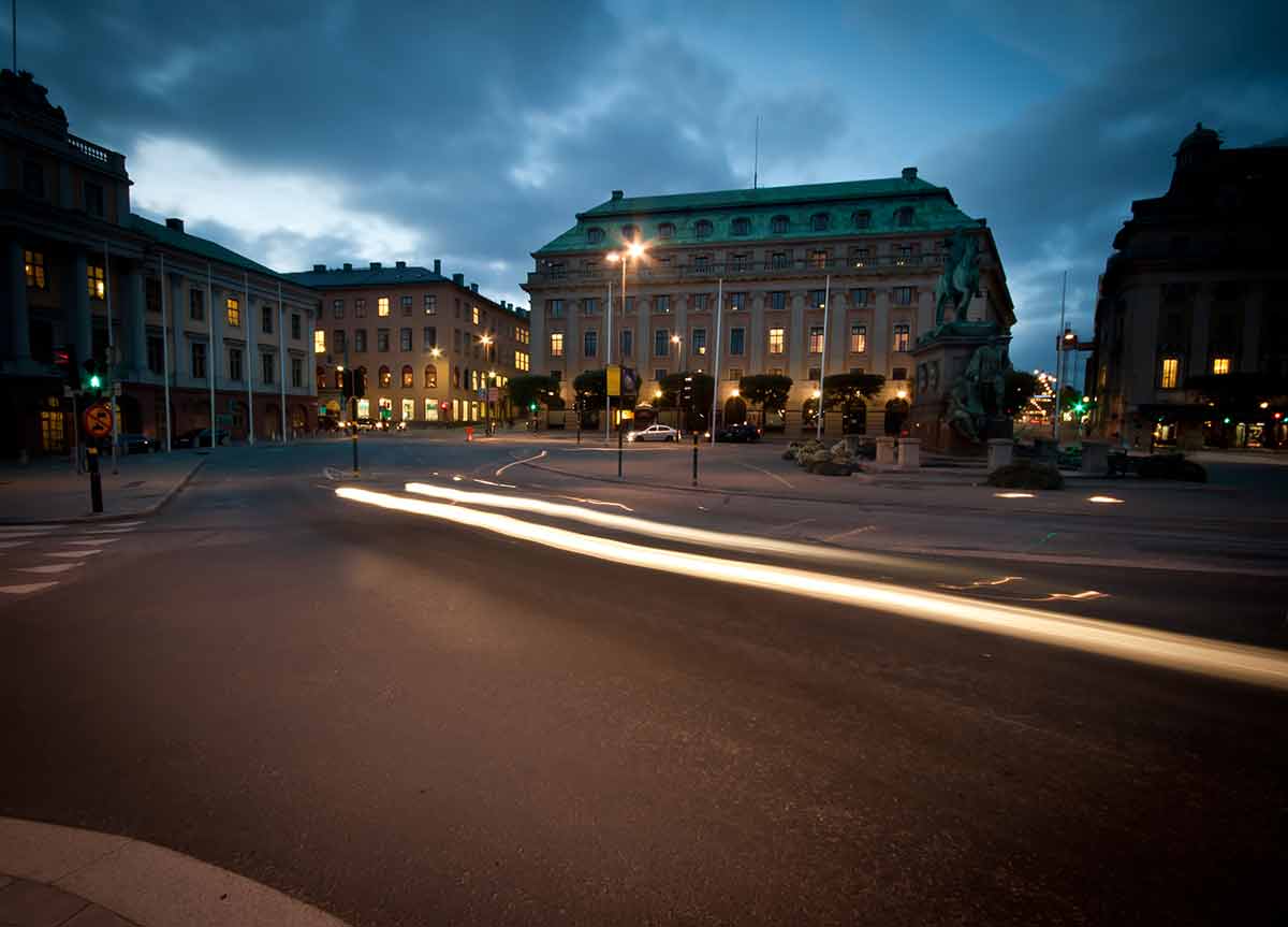 stockholm at night