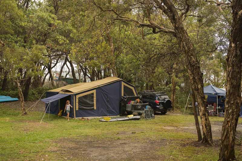 stradbroke island camping