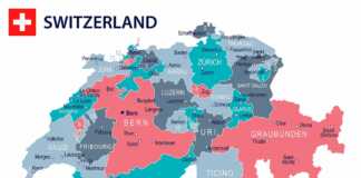 switzerland cities map