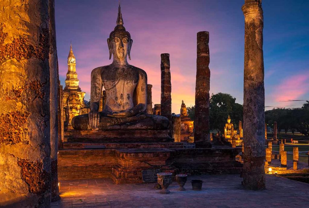 thailand landmarks in sukothai