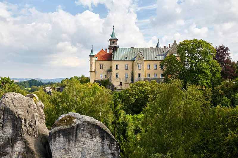 Hruba Skala is one of the castles to see in Czech Republic