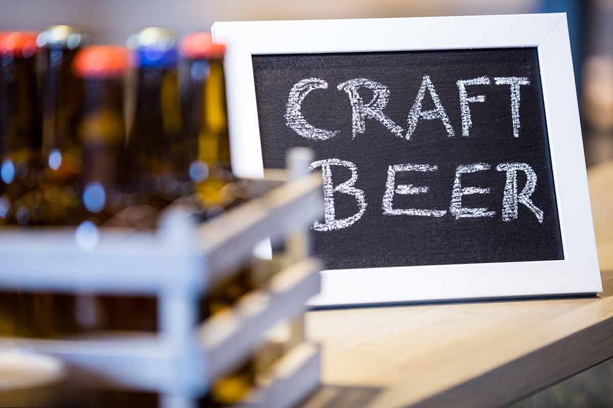 craft beer sign