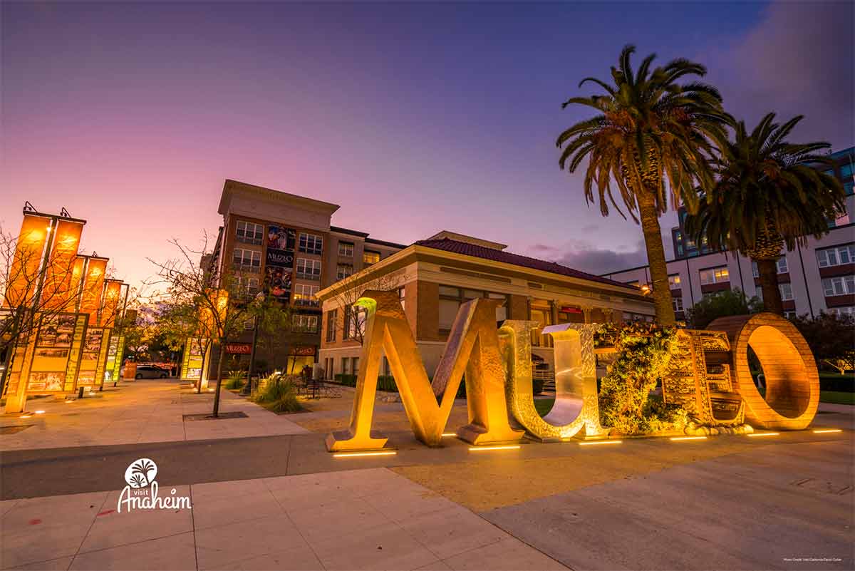 things to do in anaheim ca Muzeo Museum and Cultural Center at night