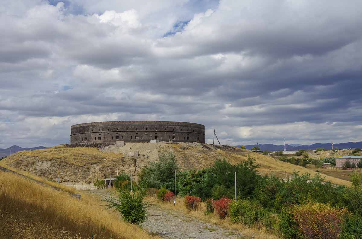 Black Fort. Old Russian Fortress In Gyumri