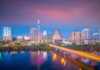 things to do in austin in the night pastel skyline