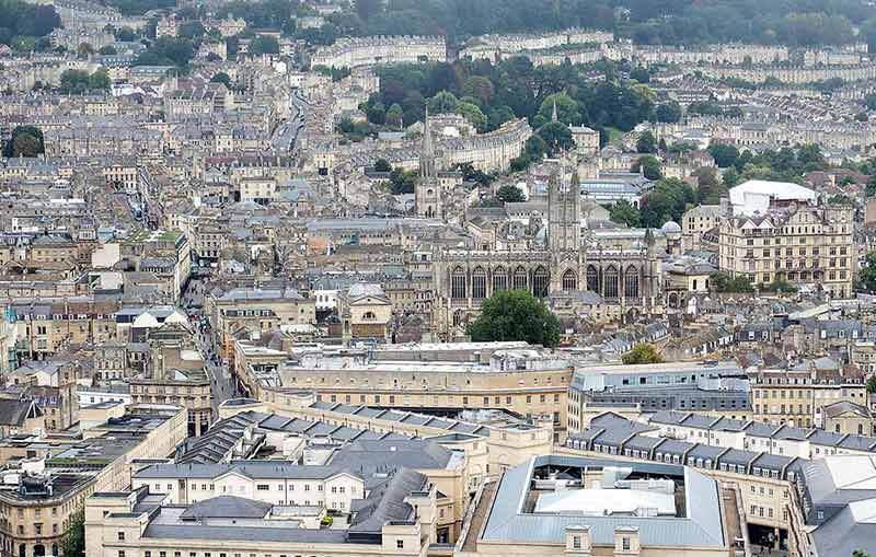 Aerial View Of Bath