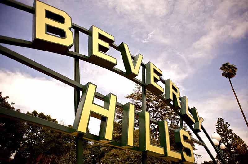 Чем заняться в Беверли-Хиллз Калифорния Знак города Беверли-Хиллз