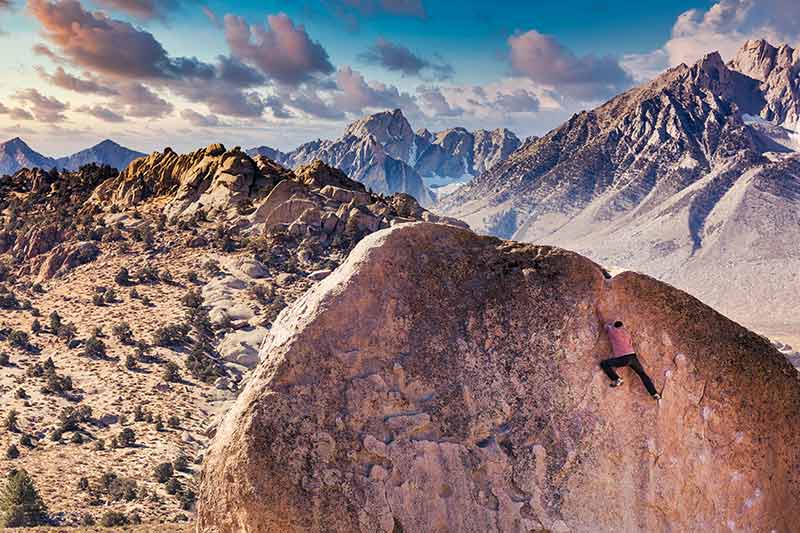 things to do in bishop Buttermilk Boulders