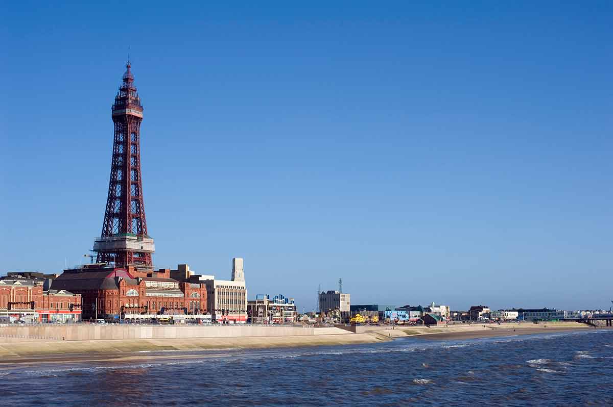 things to do in blackpool in winter Blackpool waterfront and beach with Blackpool Tower