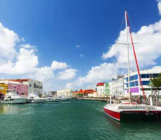 Bridgetown Sea Canal In Barbados