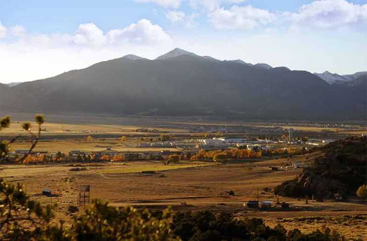 20 things to do in Buena Vista Colorado that locals keep quiet distant view of town and mountains in the background