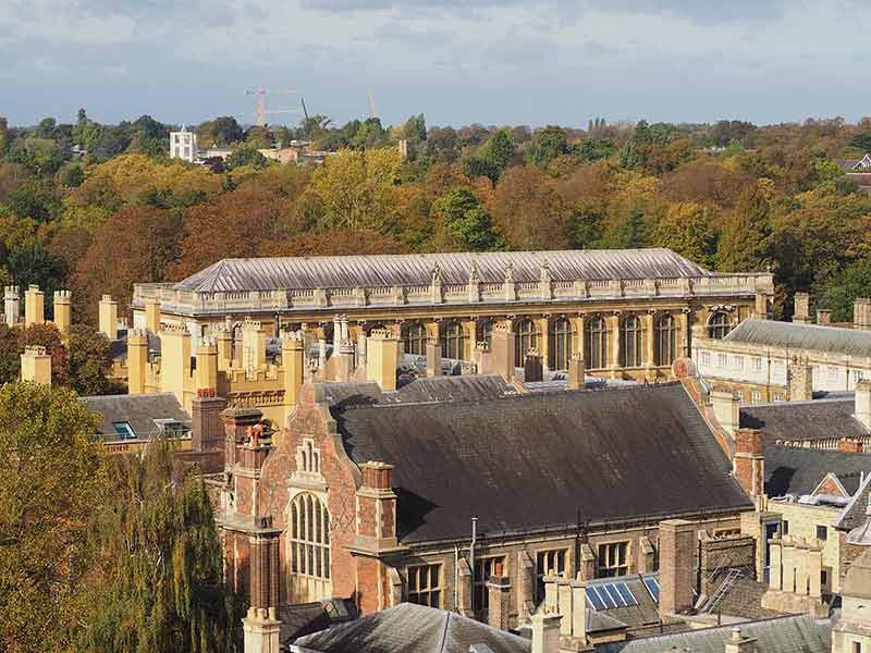 Aerial View Of Cambridge