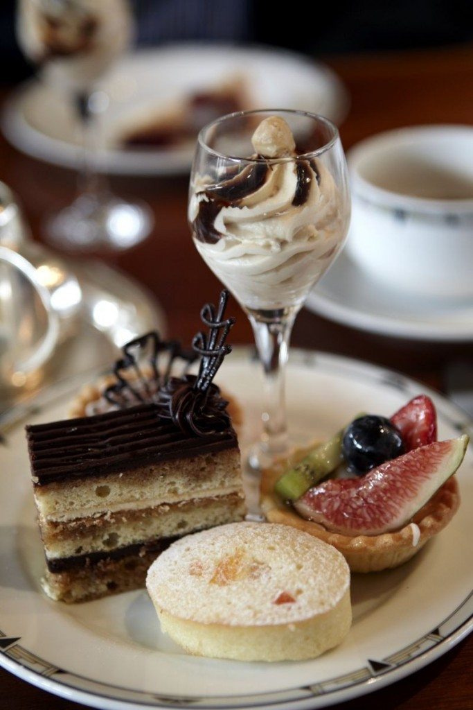 a plate of sweet treats at the Hyatt Canberra.