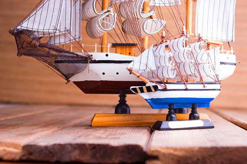 things to do in canton, ohio Model of ships on the wooden table.