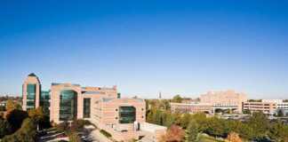 aerial view of champaign il