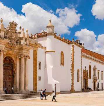 The Paco Das Escolas Courtyard Is The Center Of The Historic University