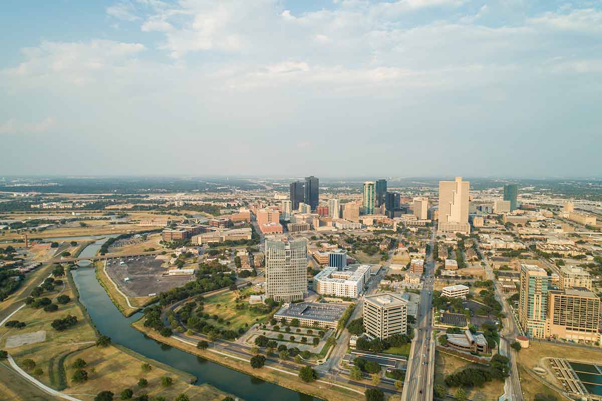 things to do in fort worth today aerial view day time