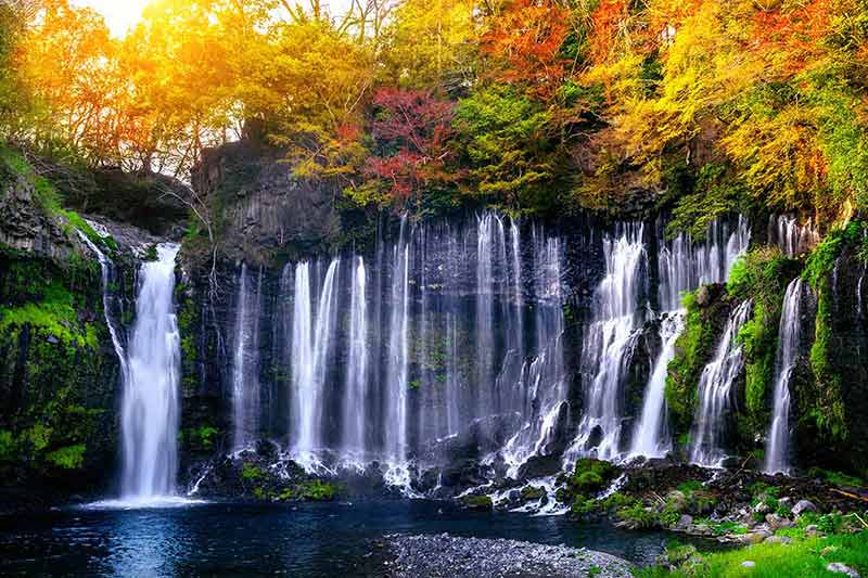 things to do in fukuoka prefecture Shiraito waterfall in autumn