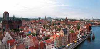 things to do in gdansk poland aerial view