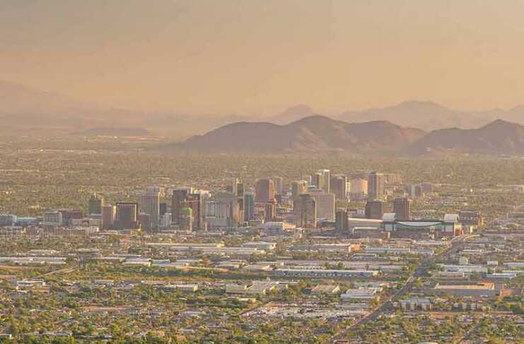 20 Best Things To Do In Gilbert Arizona Top View Of Downtown Phoenix Arizona