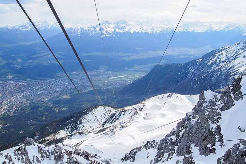 things to do in innsbruck in winter day time in summer with snow-covered mountains