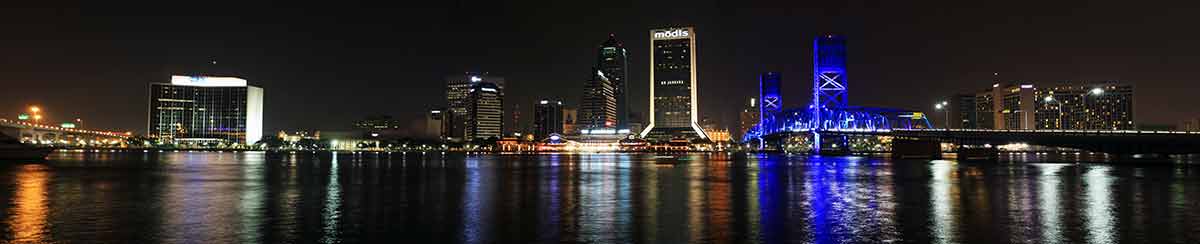 things to do in jacksonville fl this weekend Jacksonville, Florida Skyline as seen at night. Panorama.