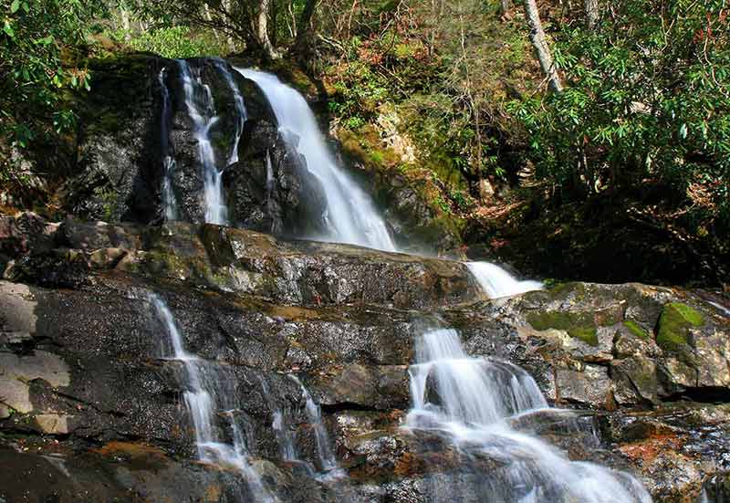 Laurel Falls In The Smoky Mountains NP