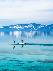 things to do in lake tahoe - paddleboarding