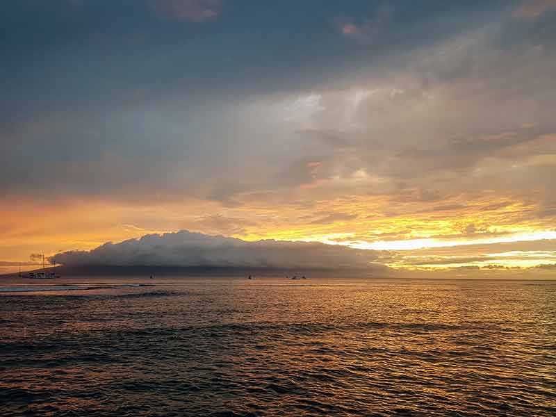 Lanai/Hawaii sunset