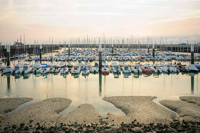 Sunset View Of The Marina, Le Havre