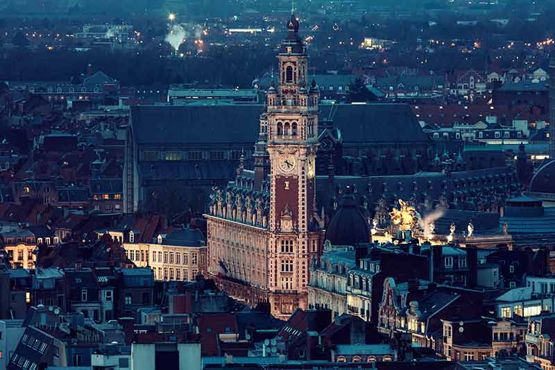 Aerial View Of Lille